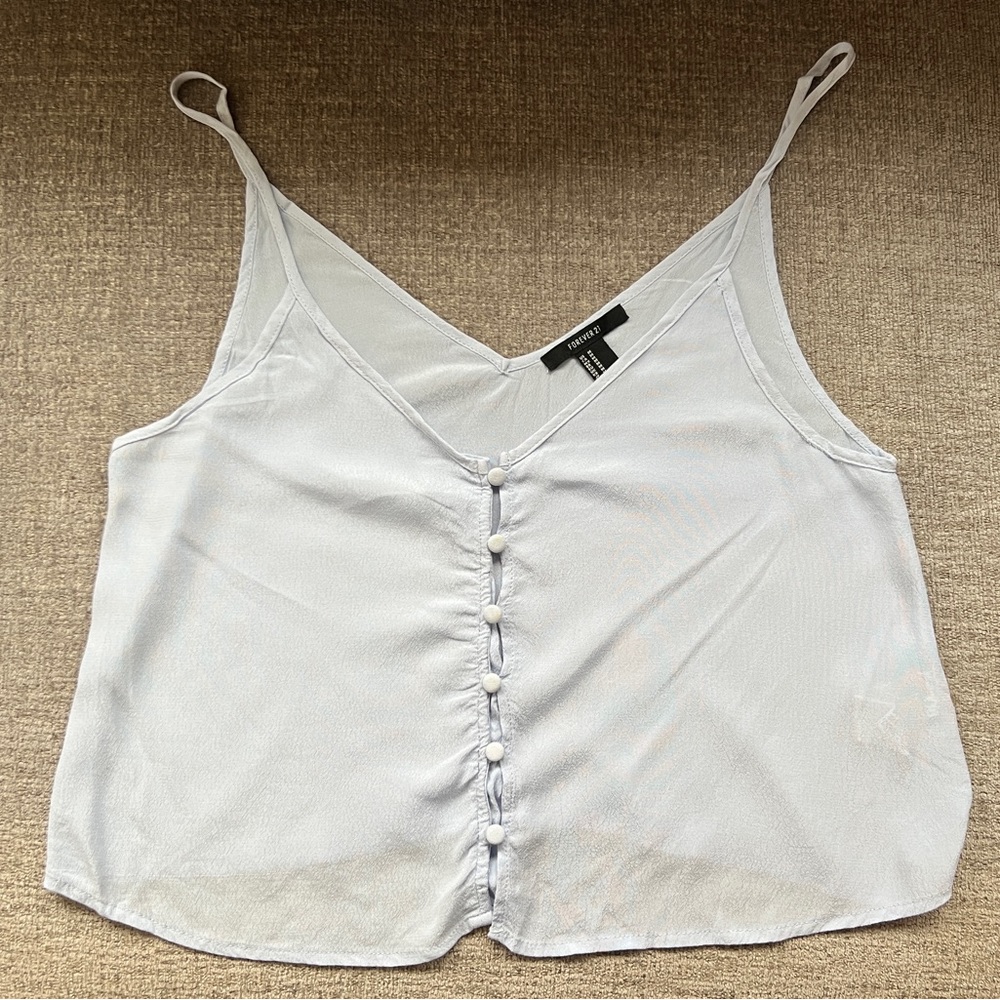 Forever 21 | Relaxed Button Front Tank